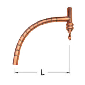 Gomito Pluviale Discendente per Distanza Orizzontale