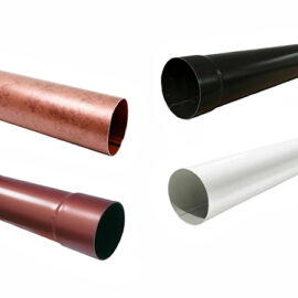 Pluviale/Tubo Discendente Grondaia in Alluminio e Lamiera Vari Colori